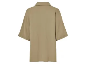 esmara® Dámska košeľa (kaki, S (36/38))
