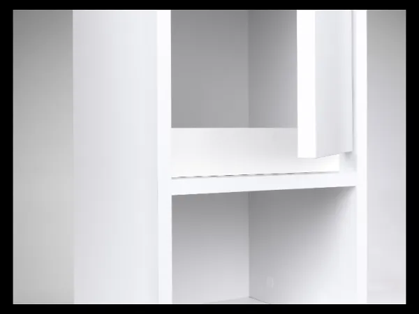 Livarno home Vysoká skrinka do kúpeľne Oslo s 2 dvierkami, biela