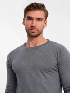 Klasický pánsky sveter šedý