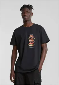 Black burger t-shirt