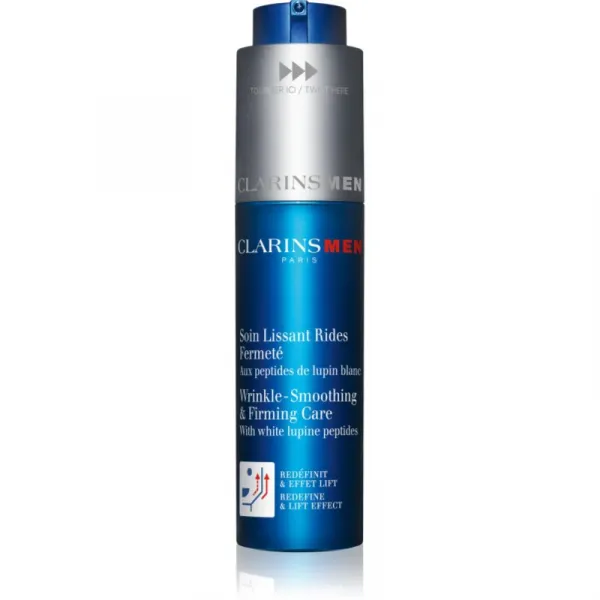 Clarins ClarinsMen Wrinkle Smoothing & Firming Care protivráskový krém pre mužov 50 ml