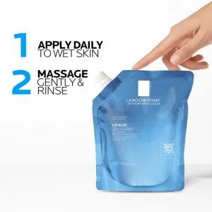 La Roche-Posay Lipikar Gel Lavant upokojujúci a ochranný sprchový gél náhradná náplň 400 ml