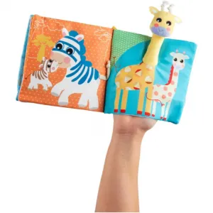 Chicco Giraffe Finger Puppet 3-24 m kontrastná edukatívna knižka 15 x 4 x 15 cm 1 ks