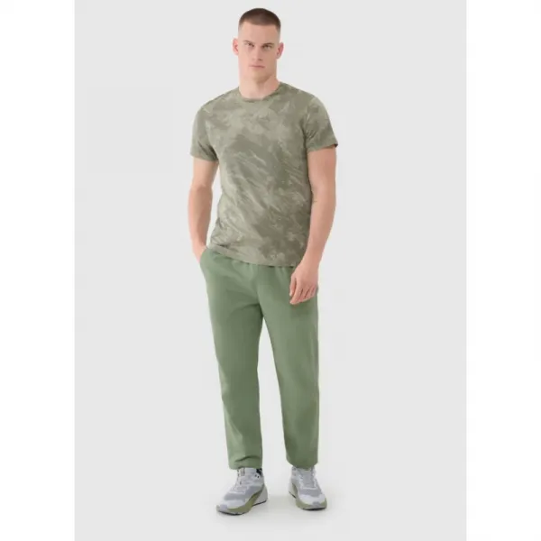 Pánske nohavice 4F TROUSERS CAS-WSS25TTROM0999-44S-OLIVE