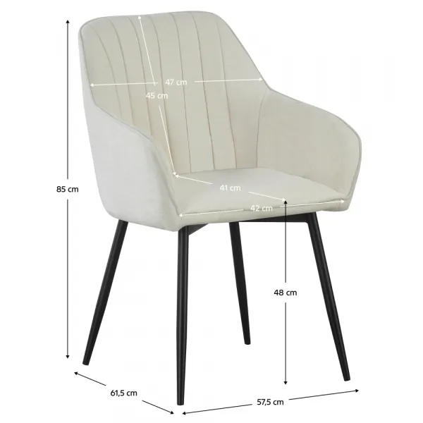 Jedálenské kreslo VAJRO Tempo Kondela