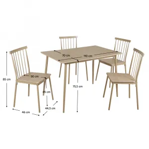Jedálenský set 4+1 SENDO Tempo Kondela