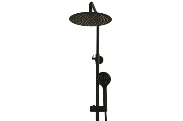 OLSEN SPA - Termostatický nástenný set NAUPLIOS 250 BLACK BAPG2111A2B
