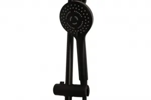OLSEN SPA - Termostatický nástenný set NAUPLIOS 250 BLACK BAPG2111A2B