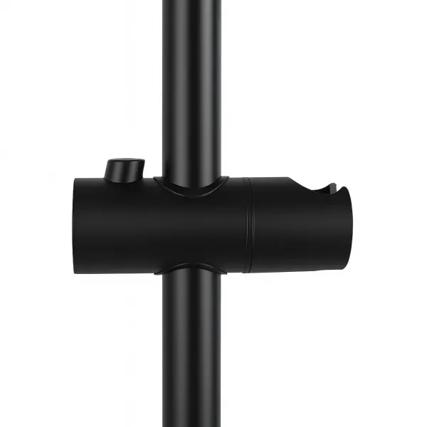 OLSEN SPA - Termostatický nástenný set NAUPLIOS 250 BLACK BAPG2111A2B