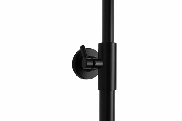 OLSEN SPA - Termostatický nástenný set NAUPLIOS 250 BLACK BAPG2111A2B