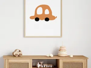 Detský plagát na stenu AUTO Zvoľte rozmer: 20 x 30 cm