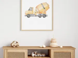 Plagát na stenu do detskej izby DOMIECHÁVAČ žltý Zvoľte rozmer: 30 x 40 cm