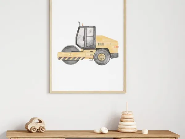 Plagát pre deti CESTNÝ VALEC Zvoľte rozmer: 20 x 30 cm