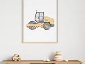 Plagát pre deti CESTNÝ VALEC Zvoľte rozmer: 20 x 30 cm