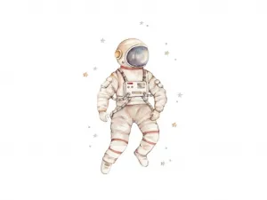 Plagát na stenu do detskej izby ASTRONAUT Zvoľte rozmer: 20 x 30 cm