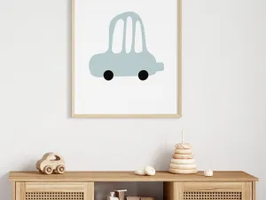 Plagát na stenu do detskej izby AUTO Zvoľte rozmer: 20 x 30 cm