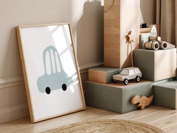 Plagát na stenu do detskej izby AUTO Zvoľte rozmer: 20 x 30 cm