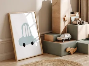 Plagát na stenu do detskej izby AUTO Zvoľte rozmer: 20 x 30 cm