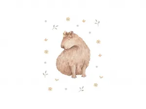 Detský plagát na stenu CAPYBARA Zvoľte rozmer: 30 x 40 cm