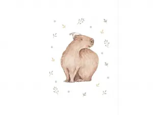 Plagát na stenu do detskej izby CAPYBARA Zvoľte rozmer: 20 x 30 cm