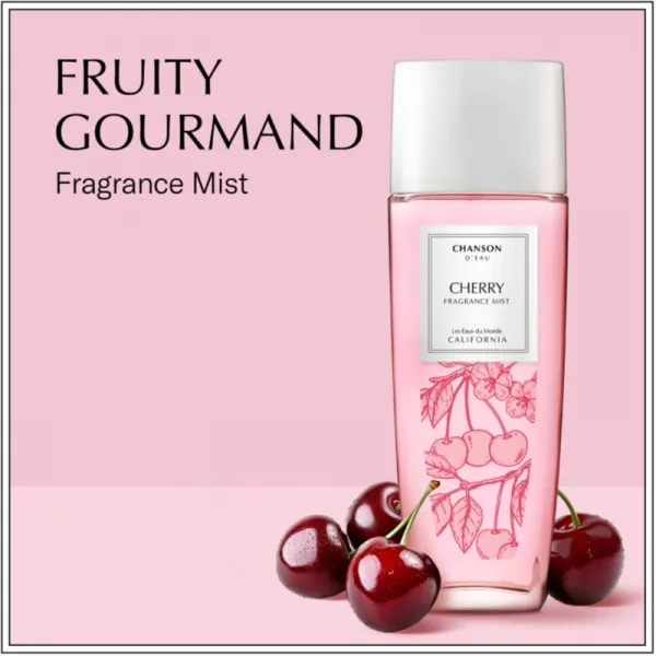 Chanson Chanson d'Eau Les Eaux Du Monde Cherry telový sprej pre ženy 75 ml