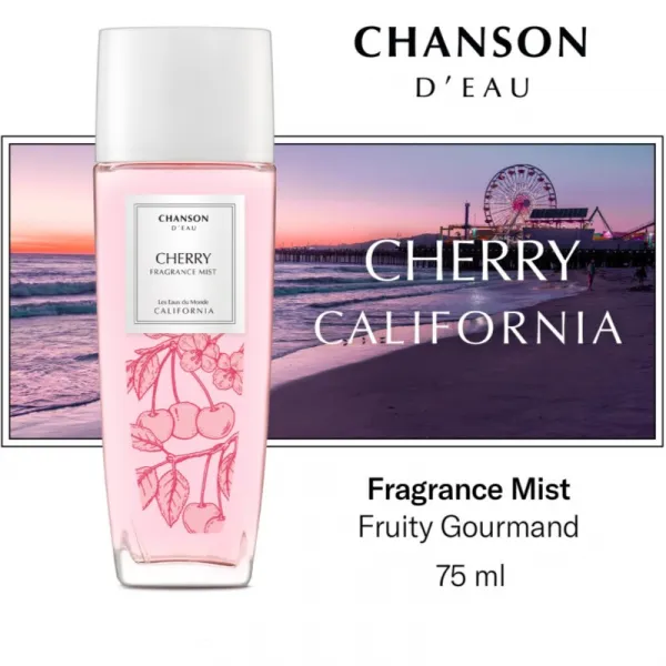 Chanson Chanson d'Eau Les Eaux Du Monde Cherry telový sprej pre ženy 75 ml