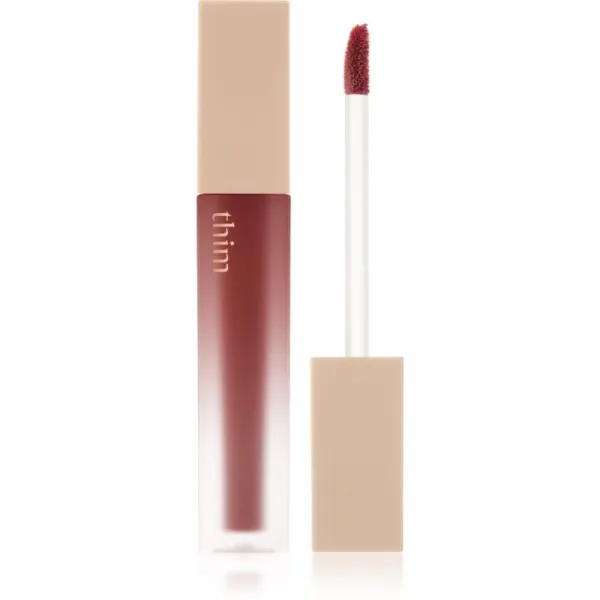 thim Sheer Matte Liquid Lip ľahký tekutý matný rúž odtieň 02 Dusky Rose 4 g