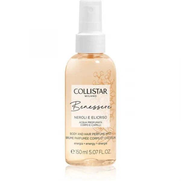 Collistar Benessere Neroli and Helichrysum parfumovaná hmla na vlasy a telo pre ženy 150 ml