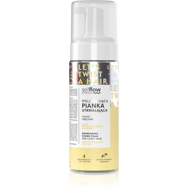 so!flow Curly Hair Nourishing Fixing Foam pena na kučeravé vlasy 170 ml