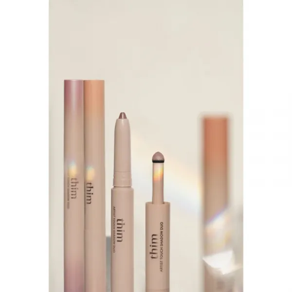thim Artist Touch Shadow Duo očné tiene v ceruzke duo odtieň 07 Mellow 1.2 g