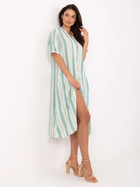 Dress-TW-SK-BI-2451.84-white-green