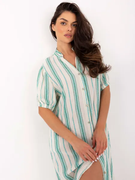 Dress-TW-SK-BI-2451.84-white-green