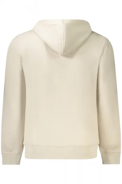 Pánska béžová mikina na zips