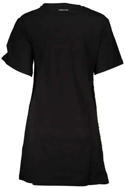 Krátke čierne šaty Cavalli Class