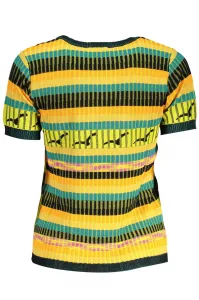 Green Desigual Cagliari Womens Patterned Sweater T-Shirt - Women