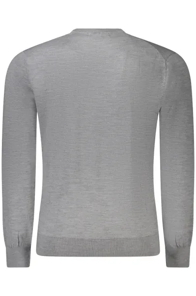 Pánsky sveter GUESS JEANS sivý