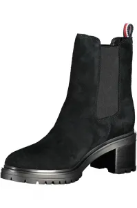 Čierne členkové topánky Tommy Hilfiger