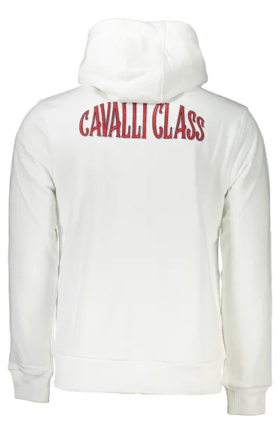 Pánska biela mikina Cavalli Class