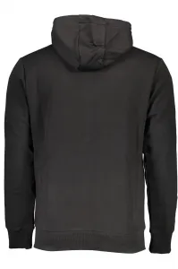 US GRAND POLO MEN'S BLACK ZIP-UP SWEATSHIRT