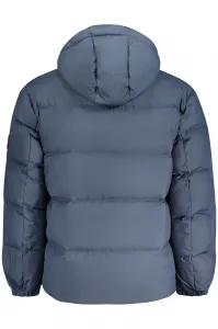 Páperová bunda Tommy Jeans pánska, tmavomodrá farba, zimná, oversize, DM0DM19786