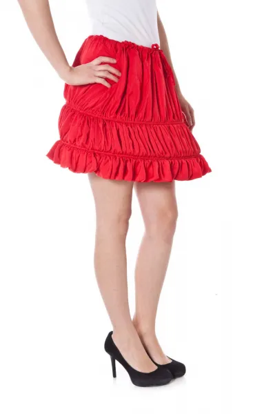 Červená mini sukňa Denny Rose