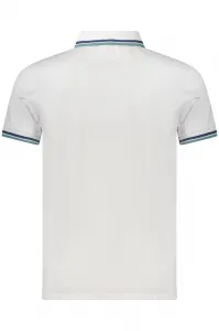 Polo tričko Guess pánsky, biela farba, jednofarebný