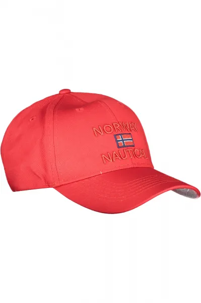 Červená šiltovka Norway Nautical