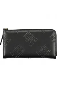 Čierna dámska peňaženka Tommy Hilfiger TH Refined Large Za Mono