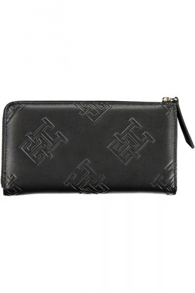 Čierna dámska peňaženka Tommy Hilfiger TH Refined Large Za Mono