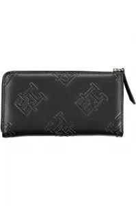 Čierna dámska peňaženka Tommy Hilfiger TH Refined Large Za Mono