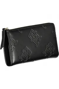 Čierna dámska peňaženka Tommy Hilfiger TH Refined Large Za Mono