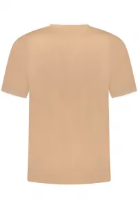 Pánske hnedé tričko s krátkym rukávom