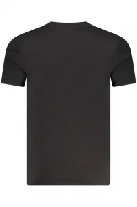 Čierne tričko GUESS JEANS s krátkym rukávom