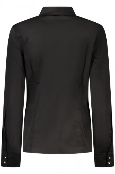 GUESS JEANS LONG SLEEVE SHIRT WOMEN BLACK